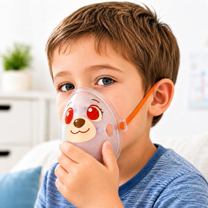 2-Pack Pediatric Fire Dog Printed Masks