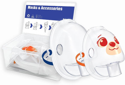 2-Pack Pediatric Fire Dog Printed Masks
