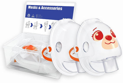 2-Pack Pediatric Fire Dog Printed Masks